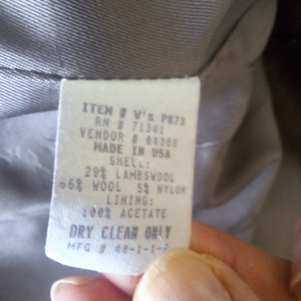 L.L. Bean Women's Plaid Blazer - Gray and Brown- 14 P - Picture 6 of 9